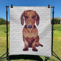 Dog Dachshund Td2709339 Quilt Blanket and Home Decor