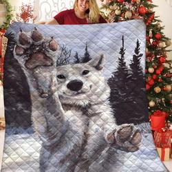 Dog Jfj Quilt Ogg and Home Decor