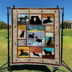 Dog Labrador Hur Quilt Cysiul and Home Decor