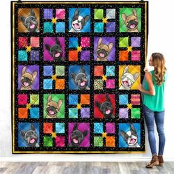 Dog Quilt Blanket ABC281115 and Home Decor