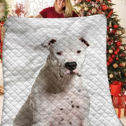 Dogo Argentino Jfj Quilt Ocu and Home Decor