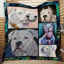 Dogo Argentino Quilt Blanket Luksi6 Dhc0301932Dd and Home Decor