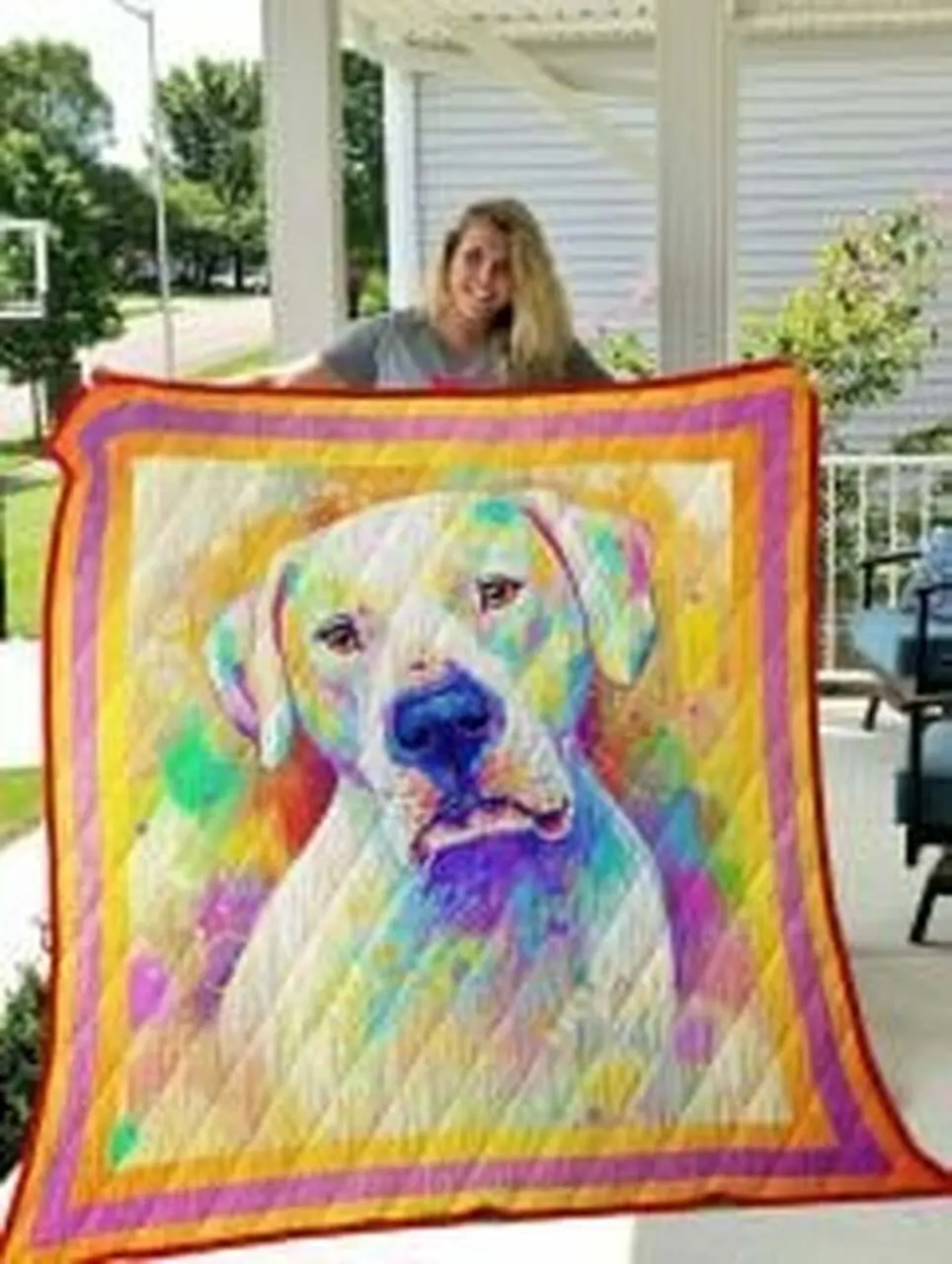 Dogo Argentino Quilt Blanket Lukwkl Dhc0301884Dd and Home Decor
