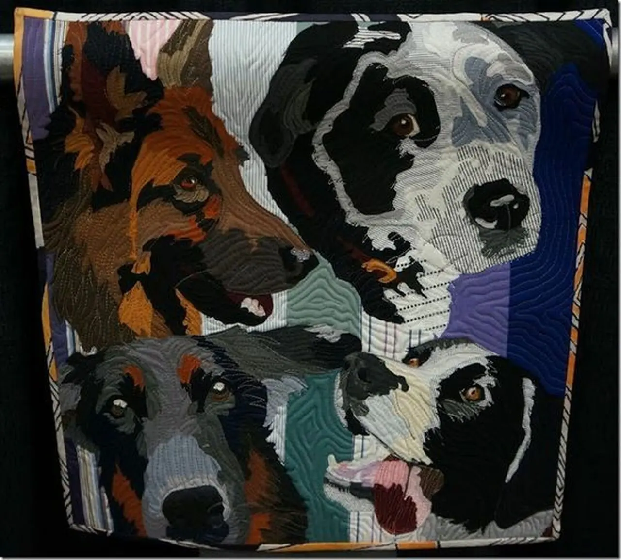 Dogs Cla1510105Q Quilt Blanket and Home Decor