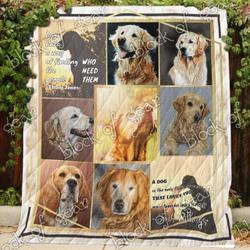 Dogs Have A Way Of Finding The People Who Need Them Cl2100139Mdq Quilt Blanket and Home Decor