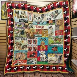 Dogs V2 Quilt Blanket Dhc09121869Dd and Home Decor