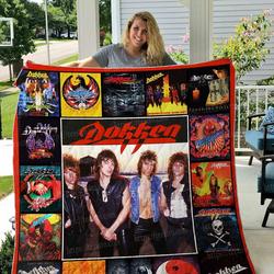 Dokken Quilt Blanket 01 and Home Decor