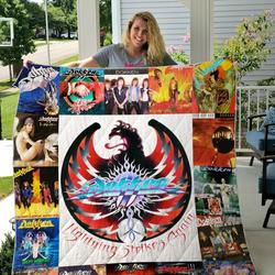 Dokken Quilt Blanket For Fans Ver 17 and Home Decor