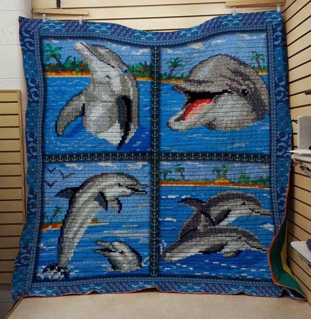 Dolphin 1103058 Quilt Blanket Quilt and Home Decor