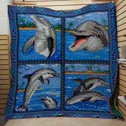 Dolphin 1103058 Quilt Blanket  Quilt and Home Decor