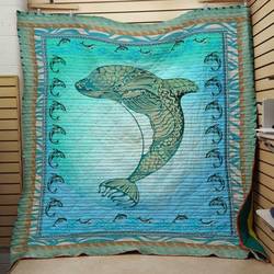 Dolphin 2502049 Quilt Blanket  Quilt and Home Decor