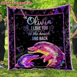 Dolphin Cl05100034Mdq Quilt Blanket and Home Decor