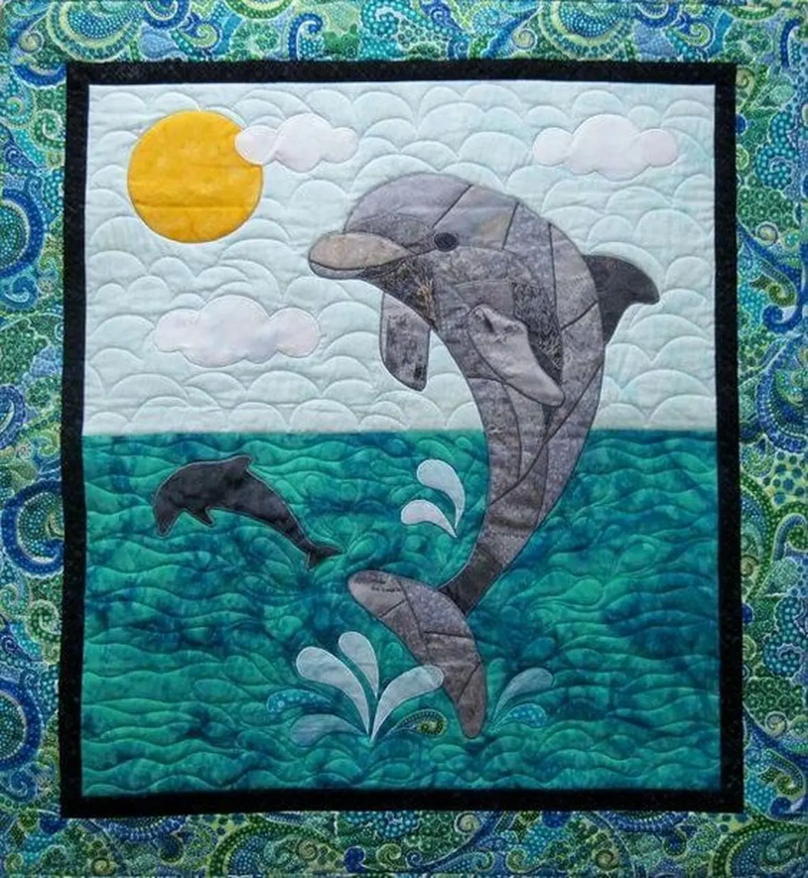 Dolphin Clp0107036 Quilt Blanket and Home Decor