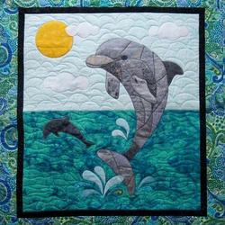 Dolphin Clp0107036 Quilt Blanket and Home Decor