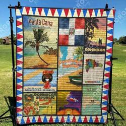 Dominican Republic Tu280635 Tbg Quilt Blanket and Home Decor