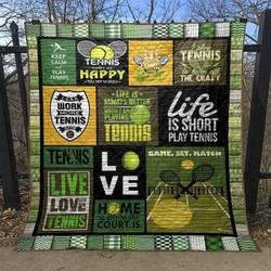 Don T Make Me Come To The Net Quilt Blanket Tr12  Quilt and Home Decor