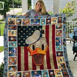 Donald Duck Flag Us Quilt  Quilt and Home Decor