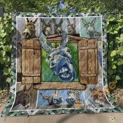 Donkey Blanket TH2906 Quilt and Home Decor