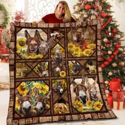 Donkey Lml1910111Dt Quilt Blanket and Home Decor