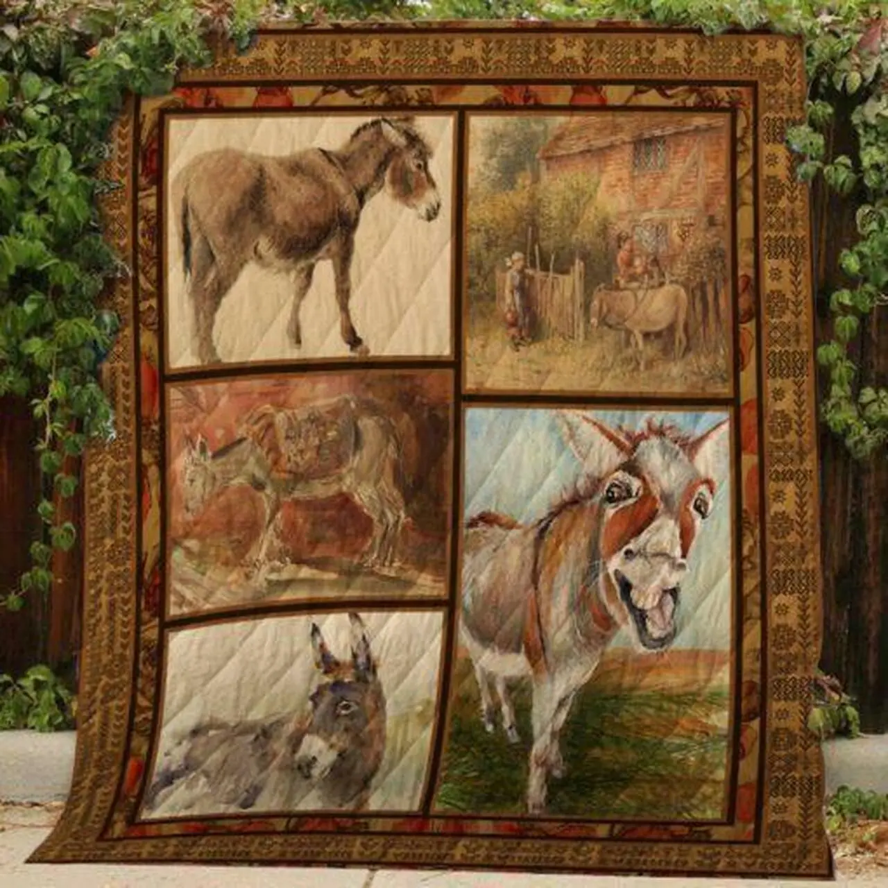 Donkey Quilt V1 Design By Exrain and Home Decor