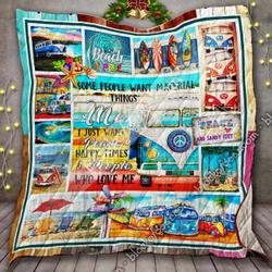 Don’T Worry Beach Hippie Quilt and Home Decor