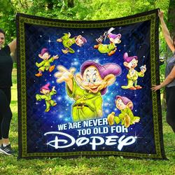 Dopey  Premium Quilt  Quilt and Home Decor