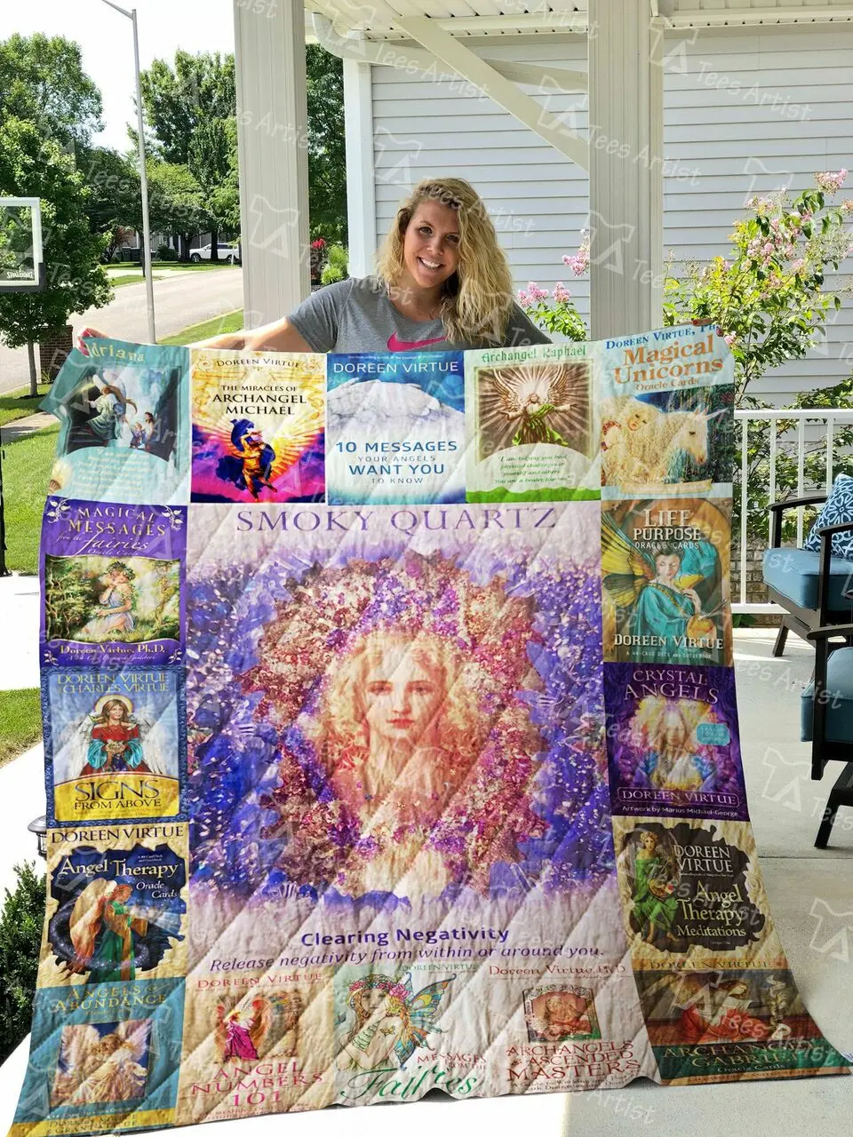 Doreen Virtue Quilt Blanket 0985 and Home Decor