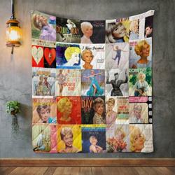 Doris Day Album Covers Quilt Blanket and Home Decor