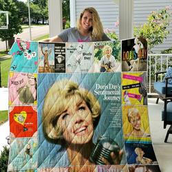 Doris Day Quilt Blanket 0890 and Home Decor