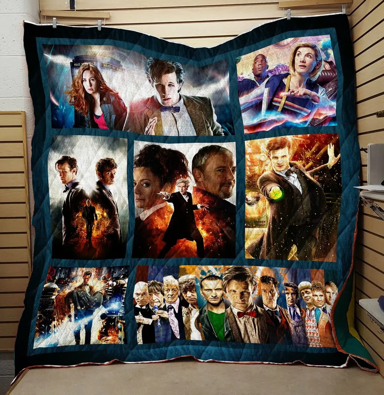 Dortor Who Quilt V3 Quilt and Home Decor