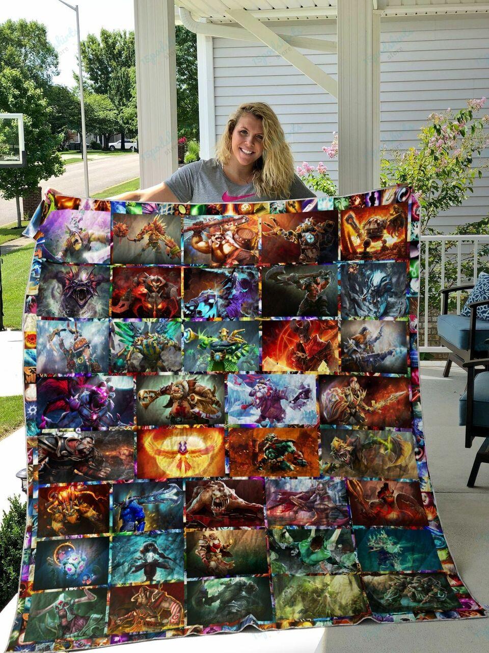 Dota 2 Force Quilt Blanket and Home Decor
