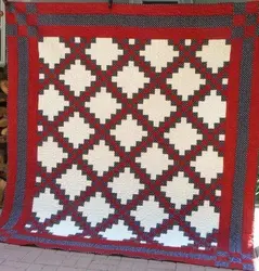 Double Irish Chain Cla2210164Q Quilt Blanket and Home Decor