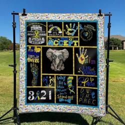 Down Syndrome DHCKL0909 Quilt Blanket and Home Decor