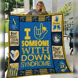 Down Syndrome Quilt Blanket ABC07112854 and Home Decor
