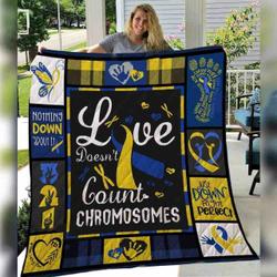 Down Syndrome Quilt Blanket ABC07112870 and Home Decor
