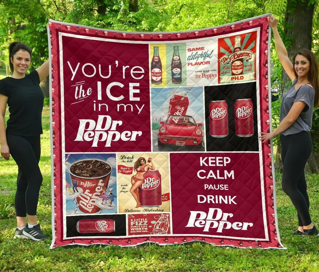 Dr Peeper Funny Gift For Soft Drink Lover Quilt and Home Decor