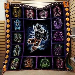 Dragon Ball Goku Art Blanket Th0907 Quilt and Home Decor
