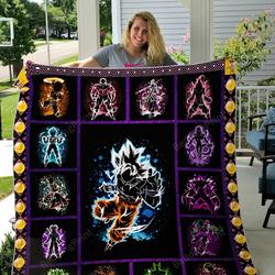 Dragon Ball Goku Art Quilt Blanket and Home Decor