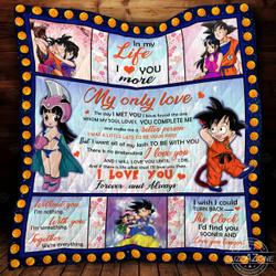 Dragon Ball Goku My Love All Of My Last Quilt Cc V2 and Home Decor