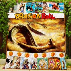 Dragon Ball Goku Quilt Blanket and Home Decor