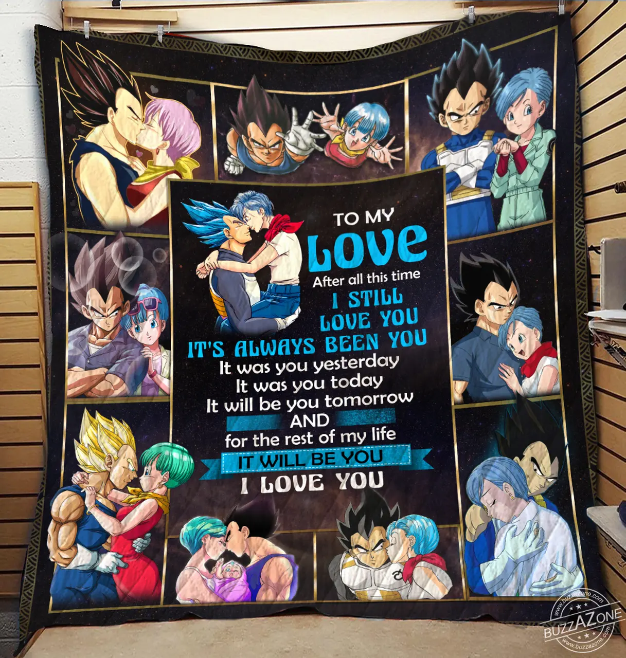 Dragon Ball I Still Love You Quilt Cc and Home Decor