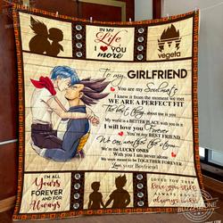 Dragon Ball Vegeta Girlfriend Perfect Fit Quilt Cc and Home Decor
