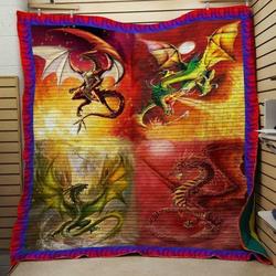 Dragon Fire Quilt  and Home Decor