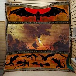 Dragon Fire Quilt V4  and Home Decor