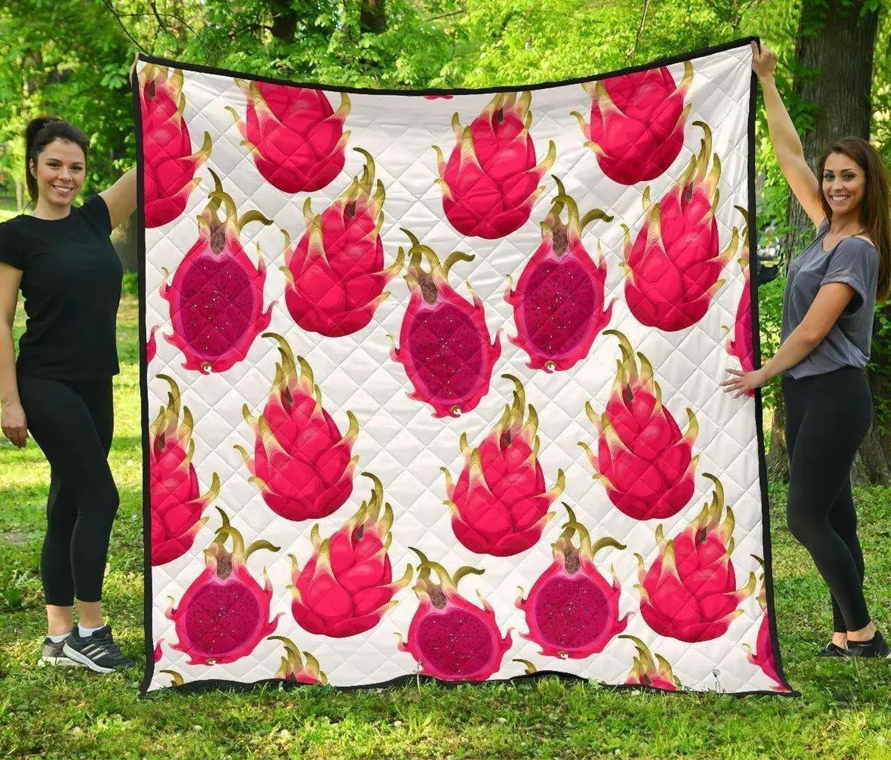 Dragon Fruits Design Pattern DHCDHC DT1910 Quilt Blanket and Home Decor