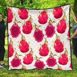 Dragon Fruits Design Pattern DHCDHC DT1910 Quilt Blanket and Home Decor