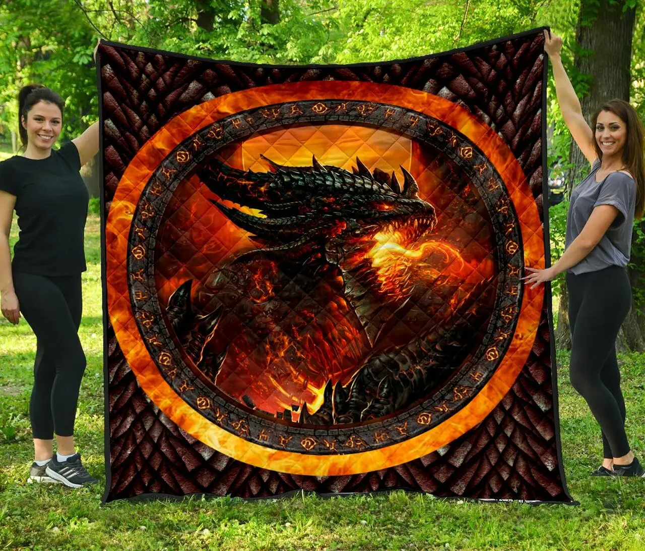 Dragon Quilt 01834 2 Quilt and Home Decor