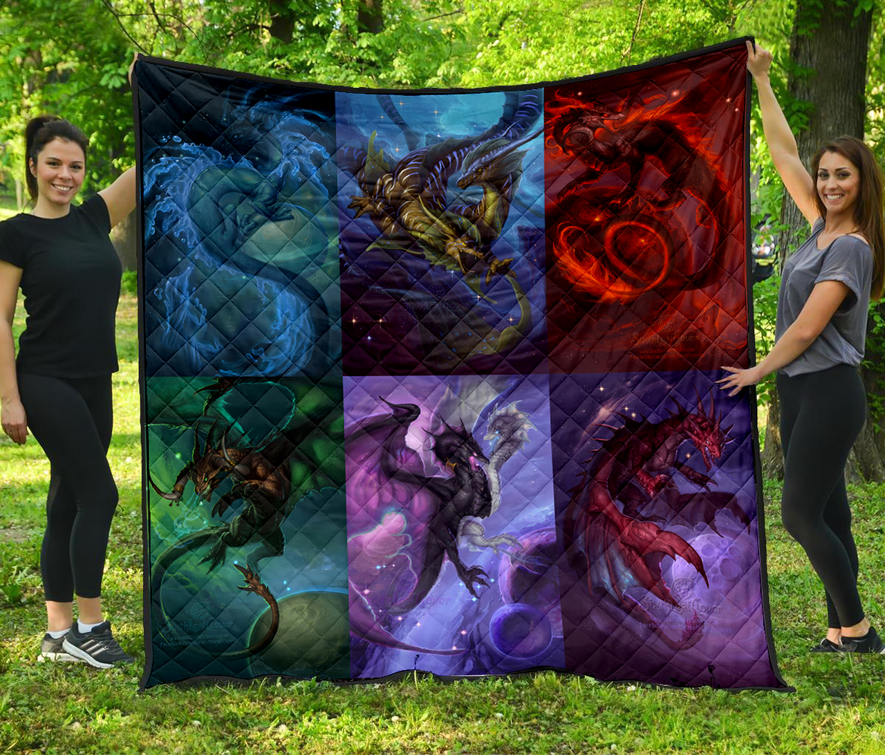 Dragon Quilt 02385 Quilt and Home Decor