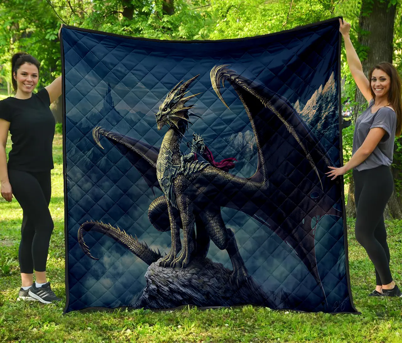 Dragon Quilt 02416 Quilt and Home Decor