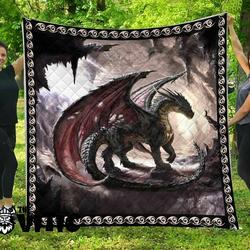 Dragon Quilt Blanket 3139 and Home Decor